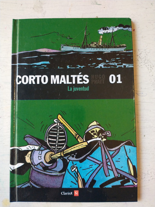 Libro usado en venta: Corto Maltes - La juventud de Hugo Pratt; editorial AGEA impreso en 2010 realizamos envios a todo el mundo.1