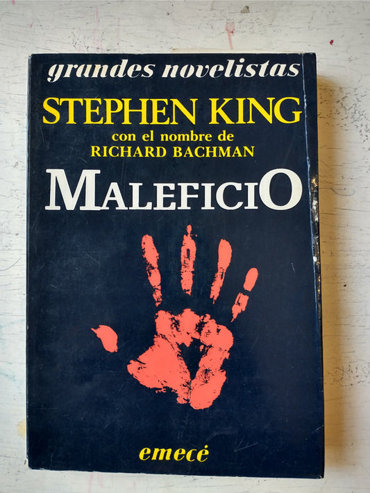 Libro usado en venta: Maleficio de Stephen King; editorial Emece impreso en 1992 realizamos envios a todo el mundo.1