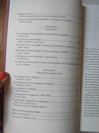 Libro usado en venta: Poblacion y bienestar en la Argentina de Susana Torrado; editorial Edhasa impreso en 2007 realizamos envios a todo el mundo.3