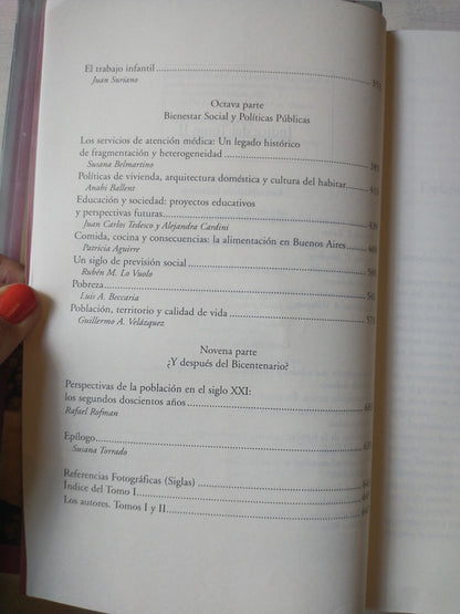 Libro usado en venta: Poblacion y bienestar en la Argentina de Susana Torrado; editorial Edhasa impreso en 2007 realizamos envios a todo el mundo.5