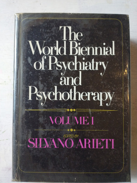 Libro usado en venta: The World Biennial of Psychiatry and Psychotherapy - Vol. 1 de Silvano Arieti; editorial Basic Books impreso en 1971.1