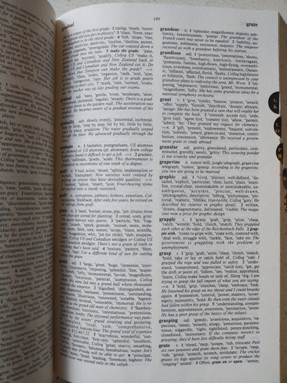 Libro usado en venta: The Oxford Thesaurus de Laurence Urdang; editorial Oxford University Press impreso en 1992 realizamos envios a todo el mundo.3