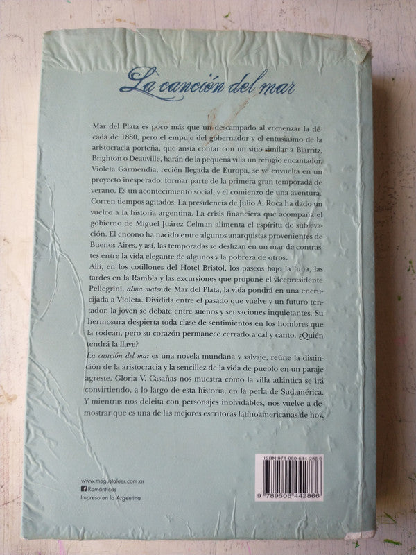 Libro usado en venta: La cancion del mar de Gloria V. Casañas; editorial Plaza & Janes impreso en 2013 realizamos envios a todo el mundo.3