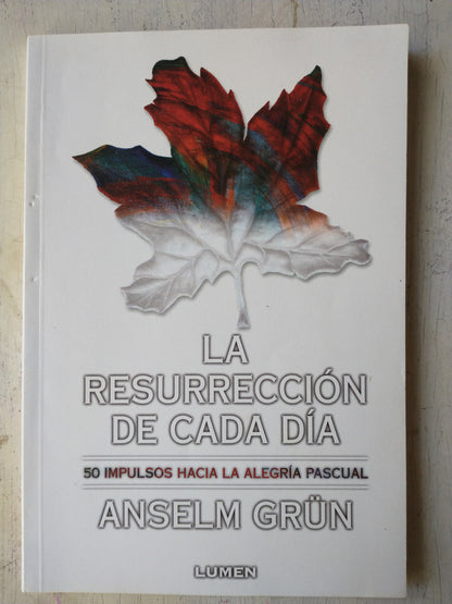 Libro usado en venta: La resurrecci?n de cada d?a de Anselm Grun; editorial Lumen impreso en 2001 realizamos envios a todo el mundo.1
