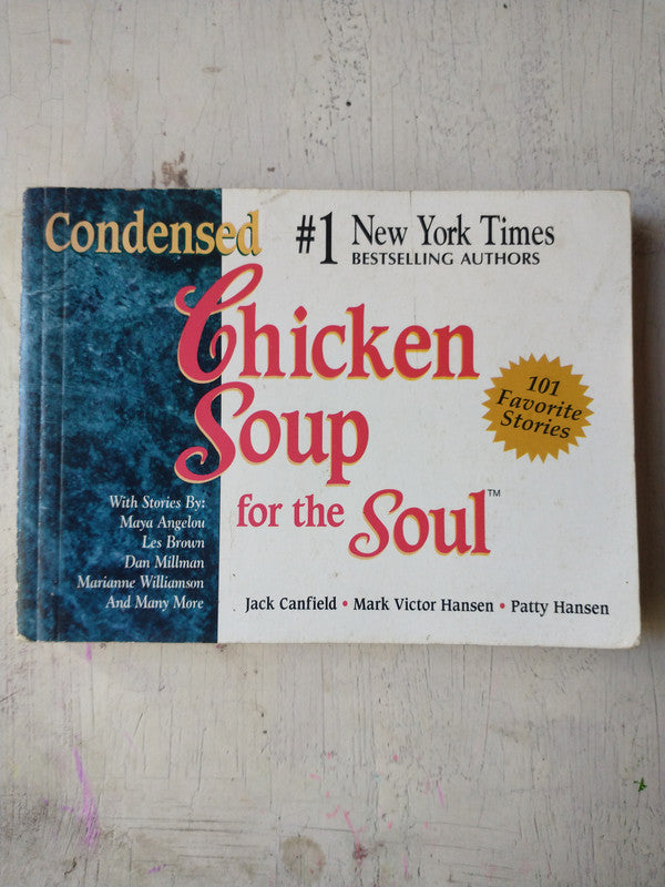Libro usado en venta: Condensed Chicken Soup for the soul; editorial Health Communications impreso en 1996 realizamos envios a todo el mundo.1