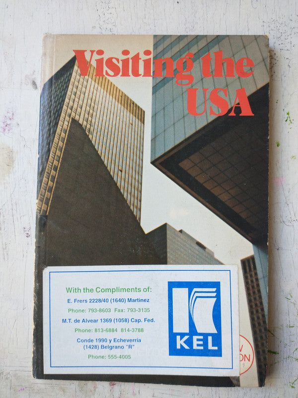Libro usado en venta: Visiting the USA de Georgiana Melrose; editorial Macmillan impreso en 1982 realizamos envios a todo el mundo.1