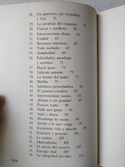 Libro usado en venta: El tao de los lideres de John Heider; editorial Del Nuevo Extremo impreso en 1990 realizamos envios a todo el mundo.3