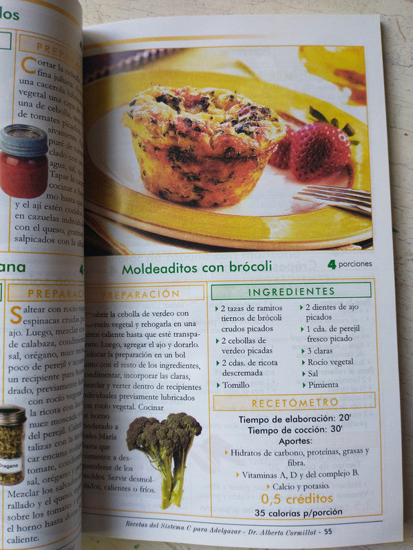 Libro usado en venta: Las recetas del sistema C para adelgazar de Alberto Cormillot; editorial Ediciones del autor impreso en 2006.3