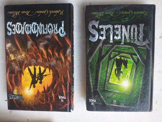 Libro usado en venta: Tuneles - Profundidades (Tapa dura) de Roderick Gordon - Brian Williams; editorial Puck impreso en 2007 envios a todo el mundo.1