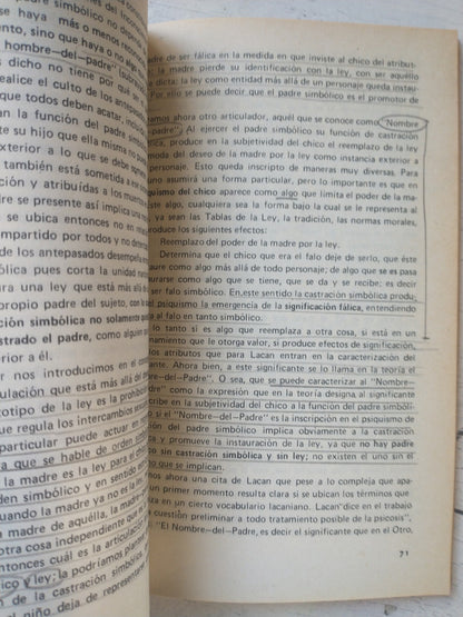 Libro usado en venta: Introduccion al estudio de las perversiones de Hugo B. Bleichmar; editorial Nueva Vision impreso en 1982 envios a todo el mundo.2
