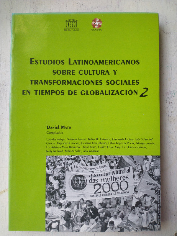 Libro usado en venta: Estudios latinoamericanos sobre cultura de Daniel Mato; editorial Clacso impreso en 2001 realizamos envios a todo el mundo.1