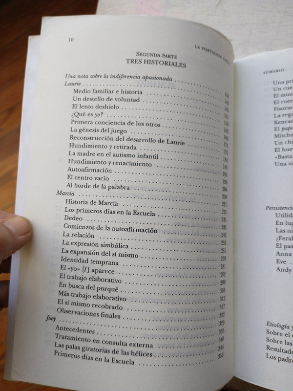 Libro usado en venta: La fortaleza vacia de Bruno Bettelheim; editorial Paidos impreso en 2012 realizamos envios a todo el mundo.2