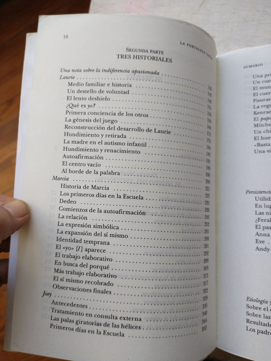 Libro usado en venta: La fortaleza vacia de Bruno Bettelheim; editorial Paidos impreso en 2012 realizamos envios a todo el mundo.2