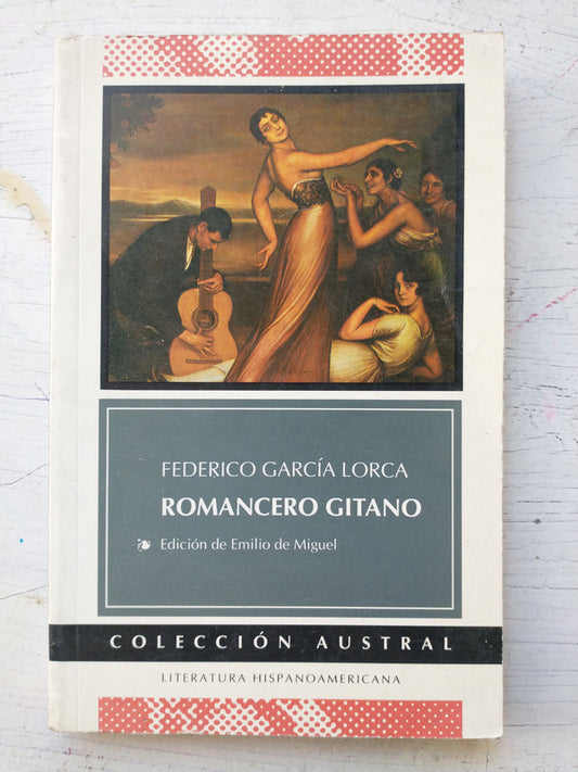 Libro usado en venta: Romancero Gitano de Federico Garcia Lorca; editorial Espasa - Calpe impreso en 1993 realizamos envios a todo el mundo.1