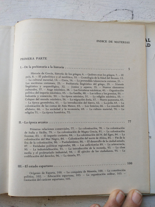 Libro usado en venta: Historia de Grecia de Antonio Tovar - Martin S. Ruiperez; editorial Montaner y Simon impreso en 1972 envios a todo el mundo.3