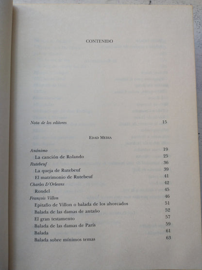 Libro usado en venta: Antologia de la poesia francesa de Andres Holguin; editorial El Ancora impreso en 1995 realizamos envios a todo el mundo.2