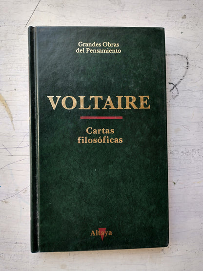 Libro usado en venta: Cartas filosoficas de Voltaire; editorial Altaya impreso en 1993 realizamos envios a todo el mundo.1