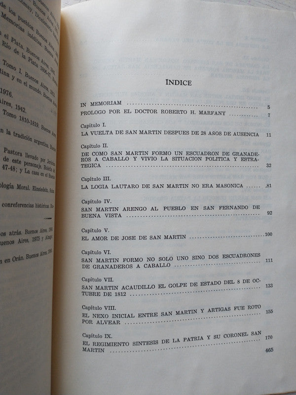 Libro usado en venta: Vida de San Martin en Buenos Aires de Hector Juan Piccinali; impreso en 1984 realizamos envios a todo el mundo.3