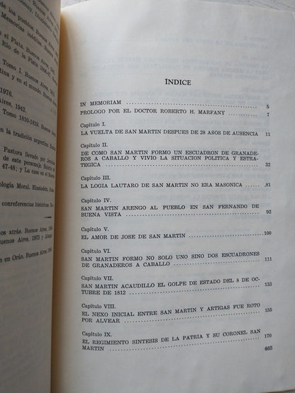 Libro usado en venta: Vida de San Martin en Buenos Aires de Hector Juan Piccinali; impreso en 1984 realizamos envios a todo el mundo.3