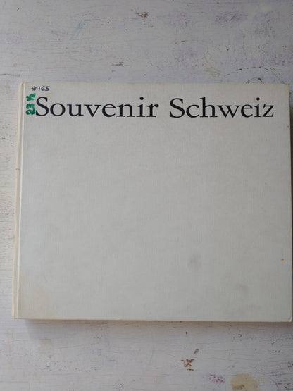 Libro usado en venta: Souvenir Schweiz de Conrad Streit - Vorwort von Werner Kampfen; editorial Buchler-Verlag impreso en 1971 envios a todo el mundo.1