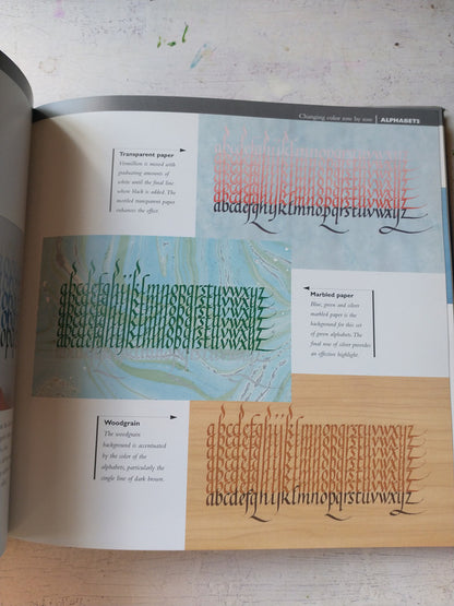 Libro usado en venta: The art of color calligraphy de Mary Noble - Adrian Waddington; editorial Running Press impreso en 1997 envios a todo el mundo.3