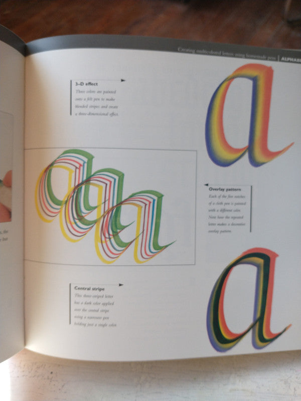 Libro usado en venta: The art of color calligraphy de Mary Noble - Adrian Waddington; editorial Running Press impreso en 1997 envios a todo el mundo.4