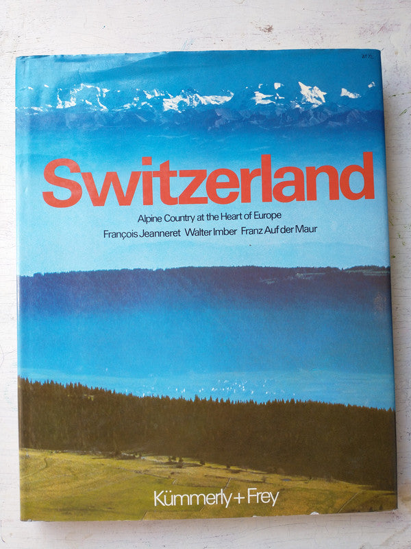 Libro usado en venta: Switzerland - Alpine Country an the heart of Europe de Francois Jeanneret; editorial Kummerly - Frey impreso en 1979.1