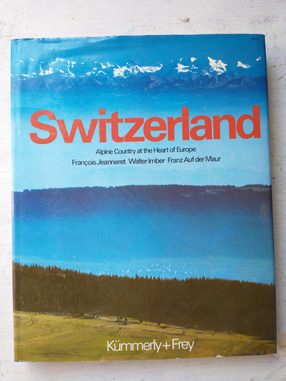 Libro usado en venta: Switzerland - Alpine Country an the heart of Europe de Francois Jeanneret; editorial Kummerly - Frey impreso en 1979.1