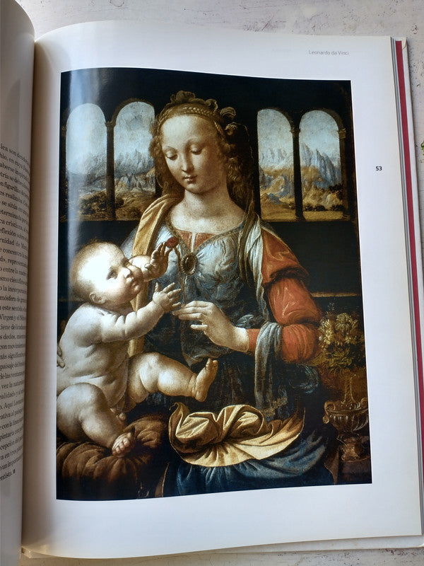 Libro usado en venta: Leonardo Da Vinci - Grandes Maestros de la Pintura; editorial Sol 90 impreso en 2006 realizamos envios a todo el mundo.3