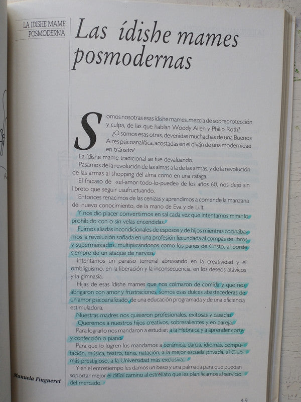 Libro usado en venta: Las idishe mames, son un pueblo aparte de Eliahu Toker - Patricia Finzi; editorial Shalom SRL impreso en 1994.3