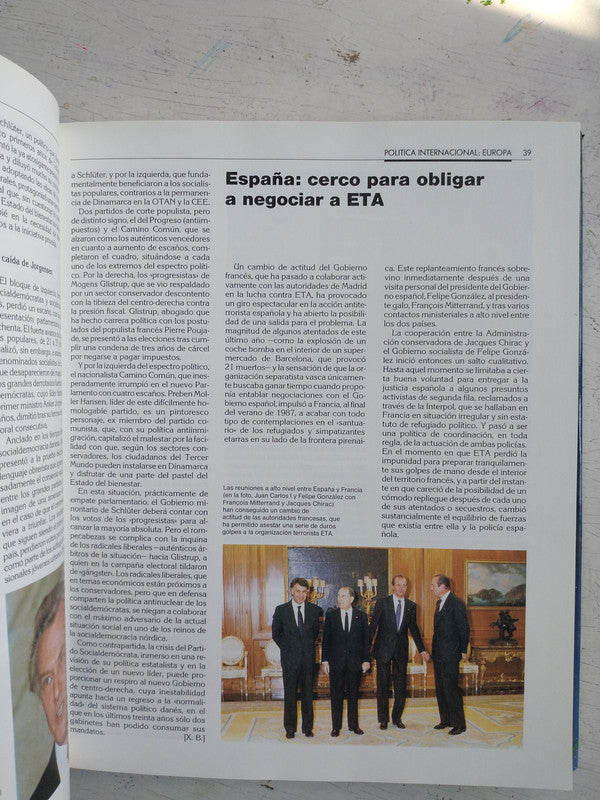 Libro usado en venta: Libro del a?o 1987; editorial Salvat impreso en 1987 realizamos envios a todo el mundo.3