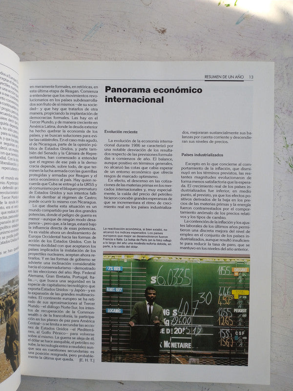 Libro usado en venta: Libro del a?o 1987; editorial Salvat impreso en 1987 realizamos envios a todo el mundo.4