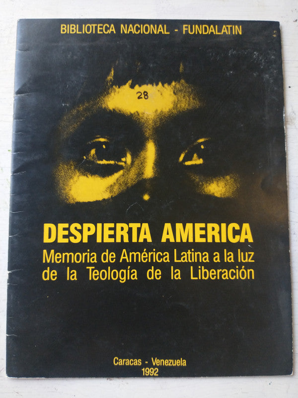 Libro usado en venta: Memoria de America Latina a la luz de la Teologia de la Liberacion de Despierta America; editorial FUNDALATIN impreso en 1992.1