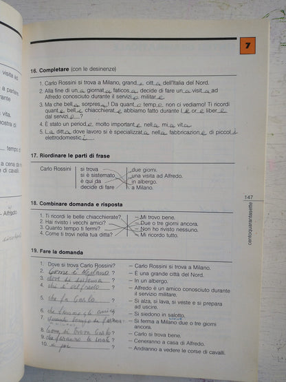 Libro usado en venta: In italiano corso di lingua e civilta a livello iniziale e avanzato; editorial Guerra - Perugia impreso en 1986.3