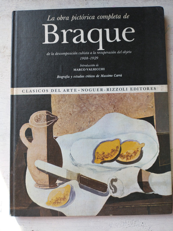 Libro usado en venta: La obra pictorica completa de George Braque (1908-1929) de Marco Valsechhi - Massimo Carra; editorial Noguer impreso en 1976.1