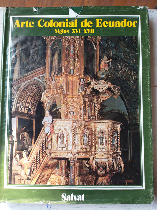 Libro usado en venta: Arte Colonial de Ecuador; editorial Salvat impreso en 1985 realizamos envios a todo el mundo.1
