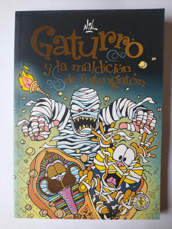 Libro usado en venta: Gaturro y la maldicion de Tutangaton de Nik; editorial Sudamericana impreso en 2010 realizamos envios a todo el mundo.1