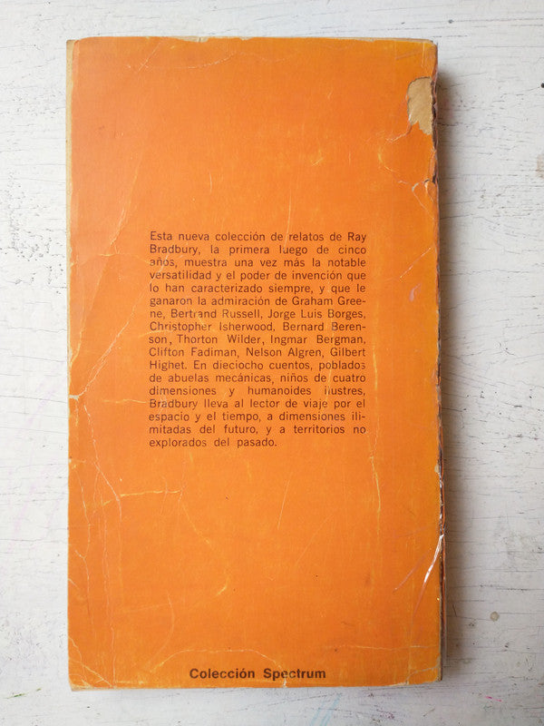 Libro usado en venta: Fantasmas de lo nuevo de Ray Bradbury; editorial Minotauro impreso en 1972 realizamos envios a todo el mundo.2