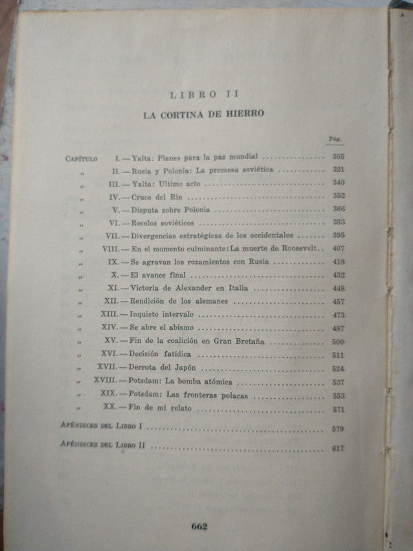 Libro usado en venta: Triunfo y tragedia de Winston S. Churchill; editorial Jacobo Peuser impreso en 1955 realizamos envios a todo el mundo.4