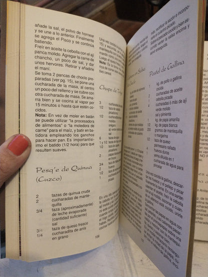 Libro usado en venta: Cocina Peruana de Teresa Ocampo; editorial Ediciones del autor impreso en _ realizamos envios a todo el mundo.3