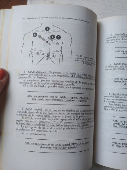 Libro usado en venta: Semiologia y orientacion diagnostica de las enfermedades cardiovasculares de Caino - Sanchez; Panamericana impreso en 19911.3