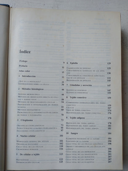 Libro usado en venta: Histologia de Finn Geneser; editorial Panamericana impreso en 1988 realizamos envios a todo el mundo.4