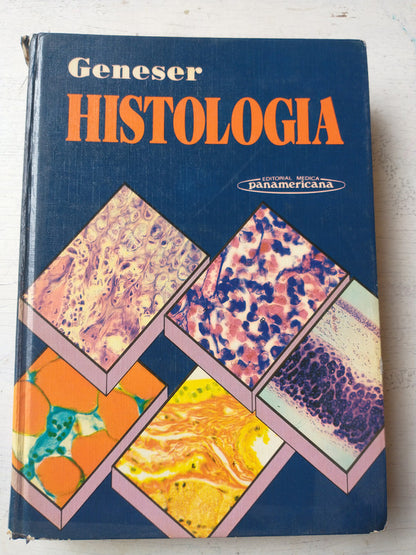 Libro usado en venta: Histologia de Finn Geneser; editorial Panamericana impreso en 1988 realizamos envios a todo el mundo.1
