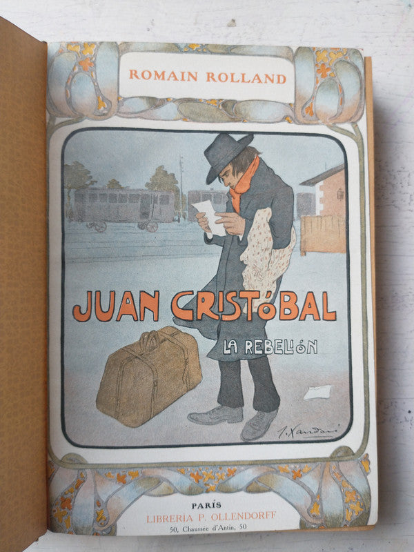 Libro usado en venta: Juan Cristobal, La rebelion IV de Romain Rolland; editorial Sociedad de Ediciones Literarias y artisticas impreso en _ 1.1