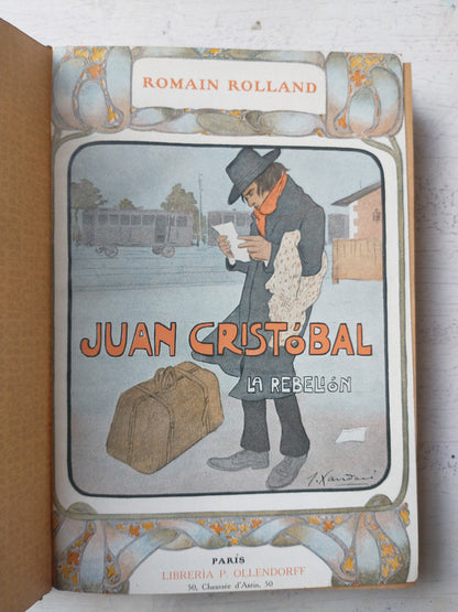 Libro usado en venta: Juan Cristobal, La rebelion IV de Romain Rolland; editorial Sociedad de Ediciones Literarias y artisticas impreso en _ 1.1
