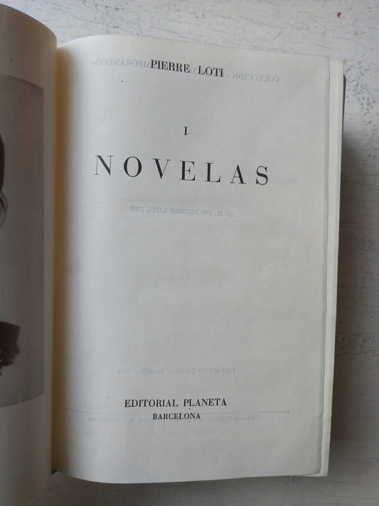 Libro usado en venta: Novelas Tomo 1 de Pierre Loti; editorial Planeta impreso en 1959 realizamos envios a todo el mundo.1