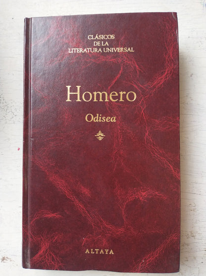 Libro usado en venta: La odisea de Homero; editorial Altaya impreso en 1995 realizamos envios a todo el mundo.1