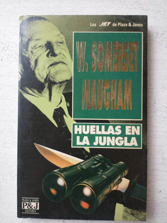 Libro usado en venta: Huellas en la jungla de W. Somerset Maugham; editorial Plaza & Janes impreso en 1994 realizamos envios a todo el mundo.1