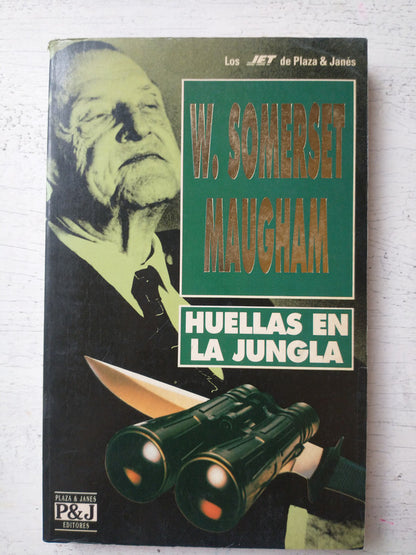 Libro usado en venta: Huellas en la jungla de W. Somerset Maugham; editorial Plaza & Janes impreso en 1994 realizamos envios a todo el mundo.1