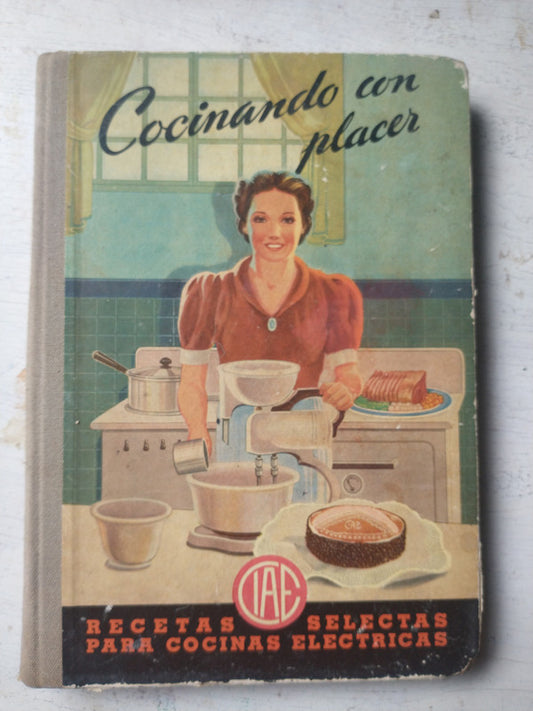 Libro usado en venta: Cocinando con placer; editorial Compañía Italo Argentina impreso en _ realizamos envios a todo el mundo.1